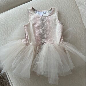 ILOVEPLUM ballet outfit with tutu & snap buttons